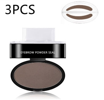 Eyebrow Powder Stamp Tint Stencil Kit Cosmetics Professional Makeup Waterproof Eye Brow Stamp Lift Eyebrow Enhancers Stencil Kit مجموعة قوالب تلوين وصبغة بودرة الحواجب، مستحضرات تجميل احترافية، مقاومة للماء، لرفع الحواجب، مجموعة قوالب مُحسّنة للحواجب