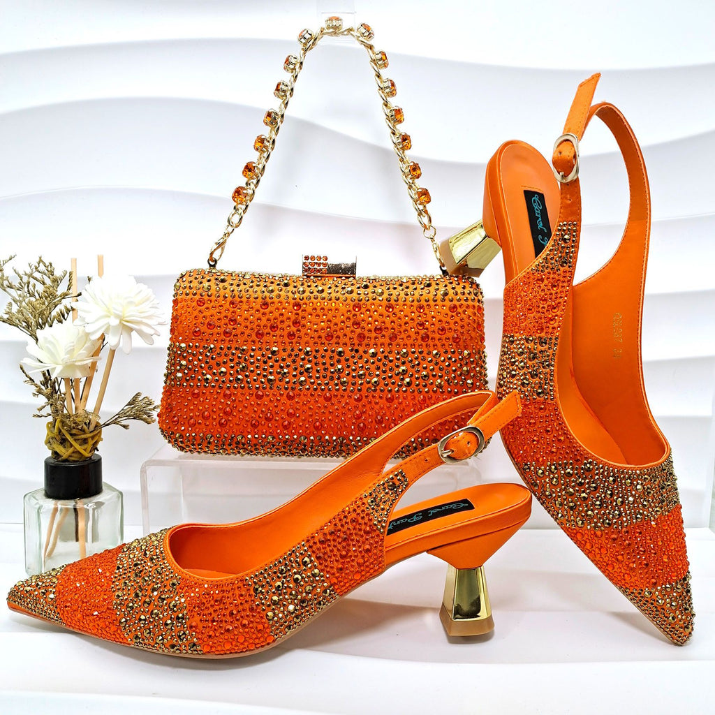 Elegant Women's Shoes And Bags Suit أحذية وحقائب نسائية أنيقة
