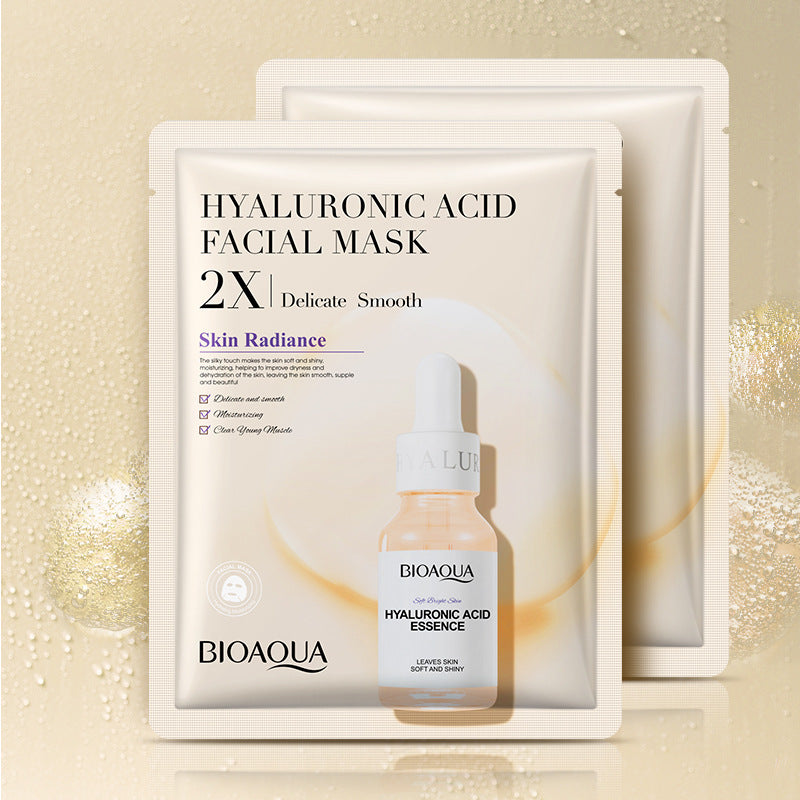 Collagen Face Mask Moisturizing Firming Face Sheet Mask Hyaluronic Acid Facial Masks Beauty Skin Care Gel Skin Care قناع الكولاجين للوجه، قناع ورقي مرطب ومشد للوجه، قناع حمض الهيالورونيك للوجه، جل للعناية بالبشرة، العناية بالبشرة