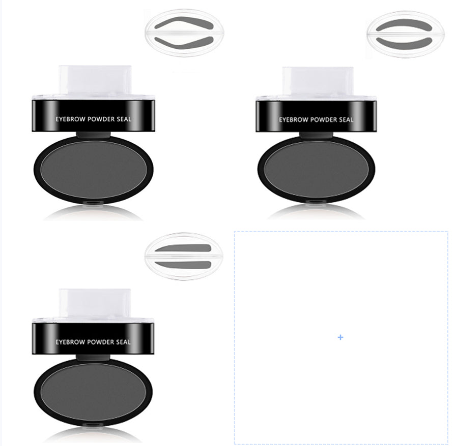 Eyebrow Powder Stamp Tint Stencil Kit Cosmetics Professional Makeup Waterproof Eye Brow Stamp Lift Eyebrow Enhancers Stencil Kit مجموعة قوالب تلوين وصبغة بودرة الحواجب، مستحضرات تجميل احترافية، مقاومة للماء، لرفع الحواجب، مجموعة قوالب مُحسّنة للحواجب