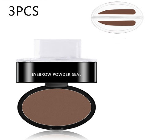 Eyebrow Powder Stamp Tint Stencil Kit Cosmetics Professional Makeup Waterproof Eye Brow Stamp Lift Eyebrow Enhancers Stencil Kit مجموعة قوالب تلوين وصبغة بودرة الحواجب، مستحضرات تجميل احترافية، مقاومة للماء، لرفع الحواجب، مجموعة قوالب مُحسّنة للحواجب
