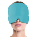 Migraine Relief Hat Cold Therapy Migraine Relief Products Comfortable Head Wrap Ice Pack Eye Mask For Puffy Eyes قبعة لتخفيف الصداع النصفي، علاج بالتبريد، منتجات لتخفيف الصداع النصفي، غطاء رأس مريح، كمادة ثلج، قناع للعينين المنتفختين
