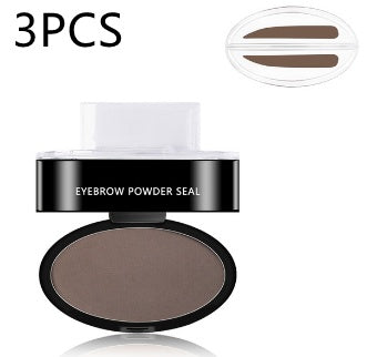 Eyebrow Powder Stamp Tint Stencil Kit Cosmetics Professional Makeup Waterproof Eye Brow Stamp Lift Eyebrow Enhancers Stencil Kit مجموعة قوالب تلوين وصبغة بودرة الحواجب، مستحضرات تجميل احترافية، مقاومة للماء، لرفع الحواجب، مجموعة قوالب مُحسّنة للحواجب