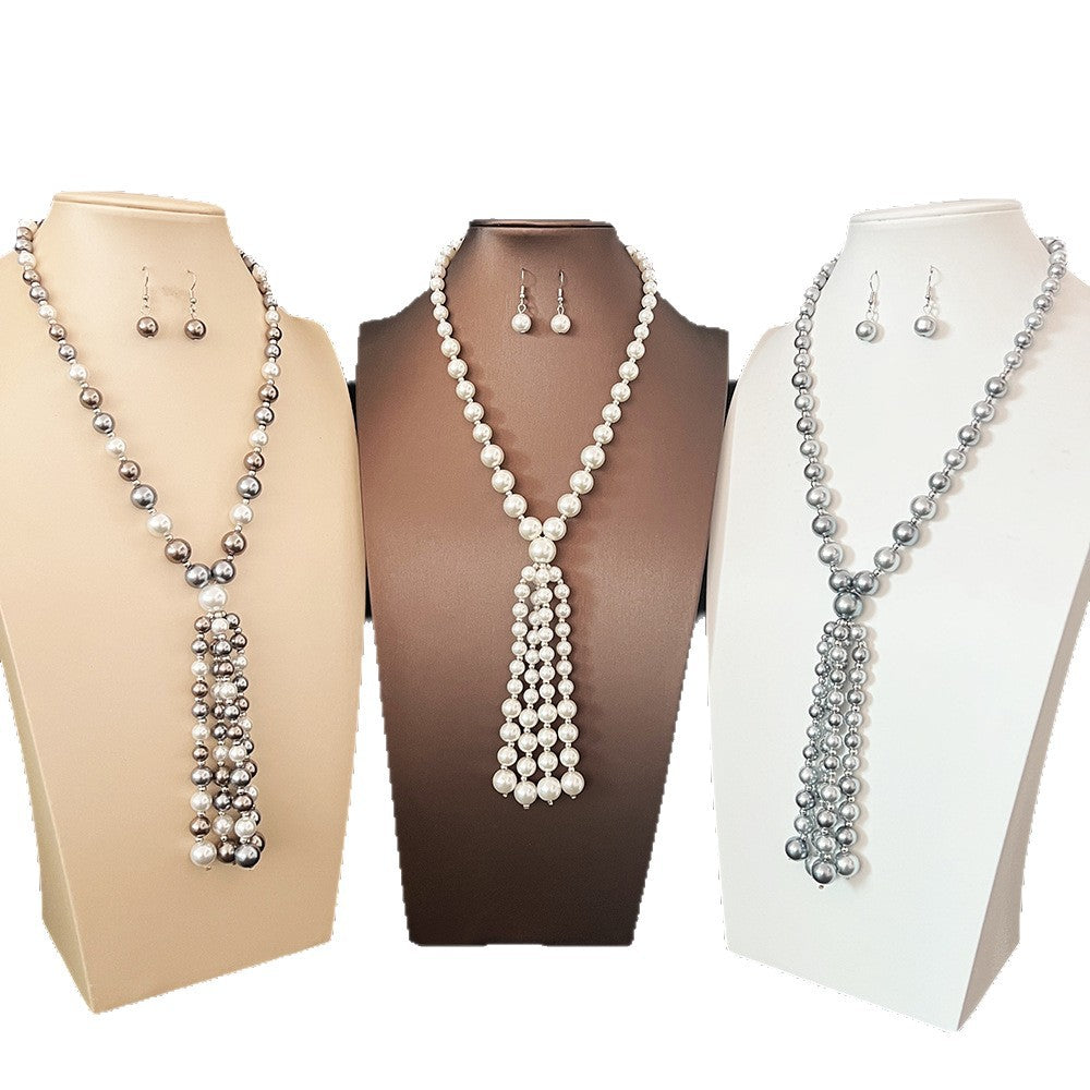 Elegant Sweater Chain Versatile Light Luxury High-end Accessory سلسلة سترة أنيقة، إكسسوار فاخر متعدد الاستخدامات وخفيف الوزن