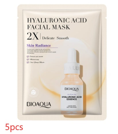 Collagen Face Mask Moisturizing Firming Face Sheet Mask Hyaluronic Acid Facial Masks Beauty Skin Care Gel Skin Care قناع الكولاجين للوجه، قناع ورقي مرطب ومشد للوجه، قناع حمض الهيالورونيك للوجه، جل للعناية بالبشرة، العناية بالبشرة