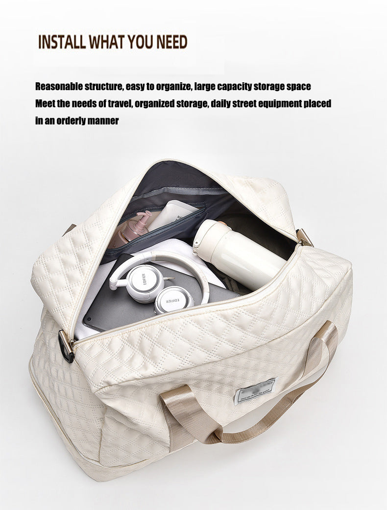 Multi-Functional Crossbody Gym Bag - Dry-Wet Separation, Large Capacity For Travel, Workout & Business Trips - Waterproof Sports Duffle Backpack