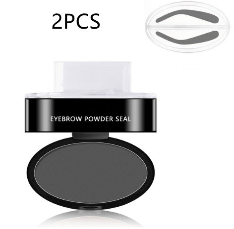 Eyebrow Powder Stamp Tint Stencil Kit Cosmetics Professional Makeup Waterproof Eye Brow Stamp Lift Eyebrow Enhancers Stencil Kit مجموعة قوالب تلوين وصبغة بودرة الحواجب، مستحضرات تجميل احترافية، مقاومة للماء، لرفع الحواجب، مجموعة قوالب مُحسّنة للحواجب