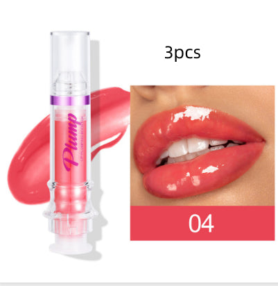New Tube Lip Rich Lip Color Slightly Spicy Lip Honey Lip Glass Mirror Face Lip Mirror Liquid Lipstick أحمر شفاه سائل جديد غني بالألوان، بنكهة عسلية خفيفة، يشبه مرآة زجاجية للشفاه.