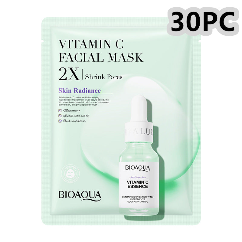 Collagen Face Mask Moisturizing Firming Face Sheet Mask Hyaluronic Acid Facial Masks Beauty Skin Care Gel Skin Care قناع الكولاجين للوجه، قناع ورقي مرطب ومشد للوجه، قناع حمض الهيالورونيك للوجه، جل للعناية بالبشرة، العناية بالبشرة