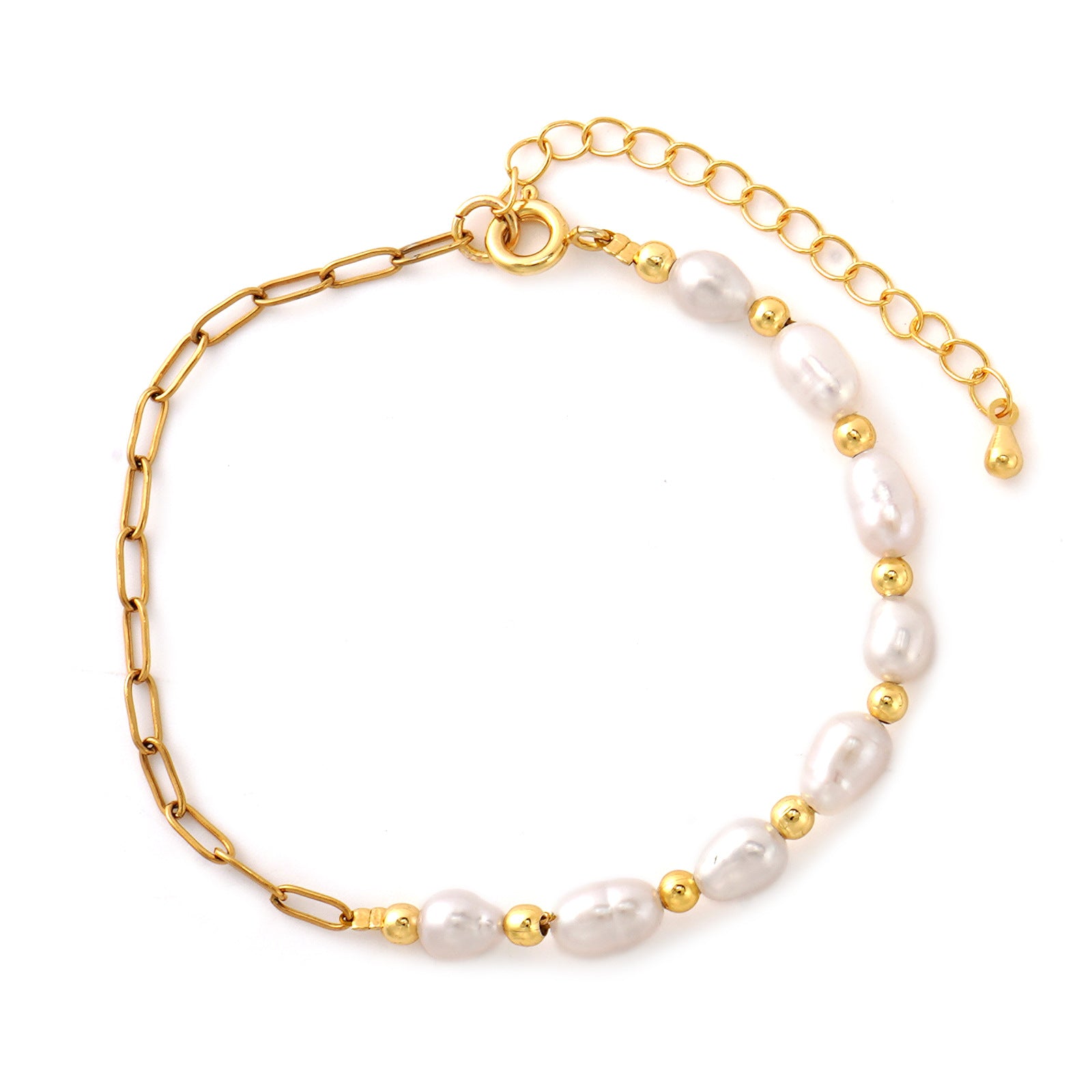 Niche High-end Freshwater Pearl Bracelet سوار من اللؤلؤ الطبيعي الفاخر