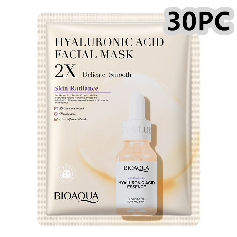 Collagen Face Mask Moisturizing Firming Face Sheet Mask Hyaluronic Acid Facial Masks Beauty Skin Care Gel Skin Care قناع الكولاجين للوجه، قناع ورقي مرطب ومشد للوجه، قناع حمض الهيالورونيك للوجه، جل للعناية بالبشرة، العناية بالبشرة