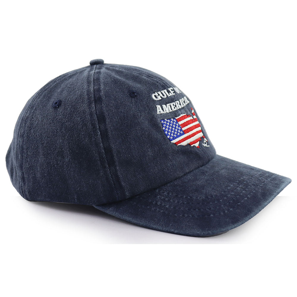 2pcs Gulf Of Patriotic Decorations Baseball Cap  قبعتان من قطعتين بتصميم خليج أمريكا للرجال والنساء، قبعة بتصميم علم أمريكا وخليج المكسيك، قبعة بيسبول مزينة بزخارف وطنية أمريكية، هدايا عيد ميلاد للأب والأم والصديق والمحارب القديم