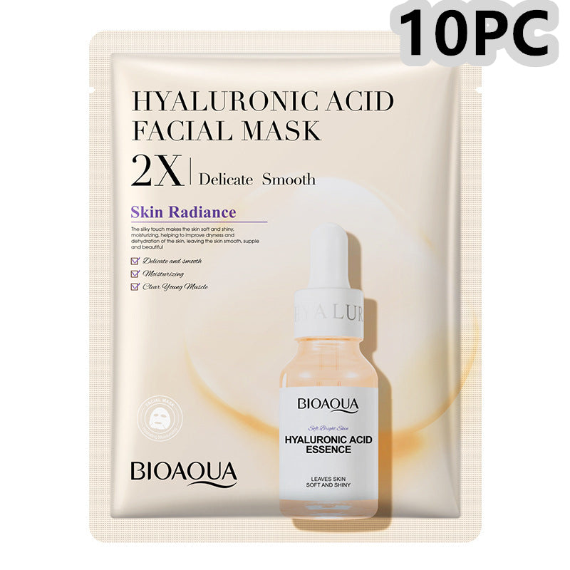 Collagen Face Mask Moisturizing Firming Face Sheet Mask Hyaluronic Acid Facial Masks Beauty Skin Care Gel Skin Care قناع الكولاجين للوجه، قناع ورقي مرطب ومشد للوجه، قناع حمض الهيالورونيك للوجه، جل للعناية بالبشرة، العناية بالبشرة