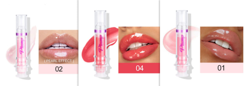 New Tube Lip Rich Lip Color Slightly Spicy Lip Honey Lip Glass Mirror Face Lip Mirror Liquid Lipstick أحمر شفاه سائل جديد غني بالألوان، بنكهة عسلية خفيفة، يشبه مرآة زجاجية للشفاه.