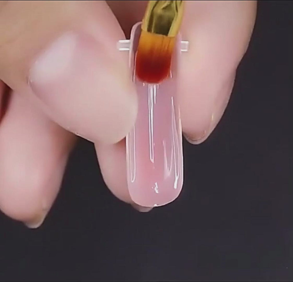 Painless Extension Gel Nail Art Without Paper Holder Quick Model Painless Crystal Gel Set جل تمديد الأظافر بدون ألم، بدون حامل ورق، مجموعة جل كريستالي سريعة التركيب بدون ألم